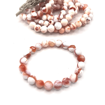 Peach Lodalite Bracelet